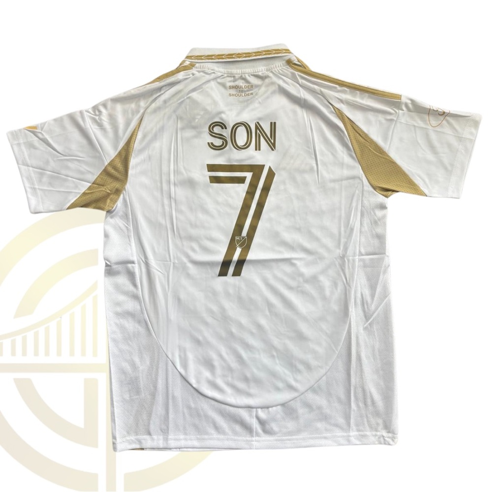 LAFC White & Gold Son #7 Away Jersey - Picture 2 of 2